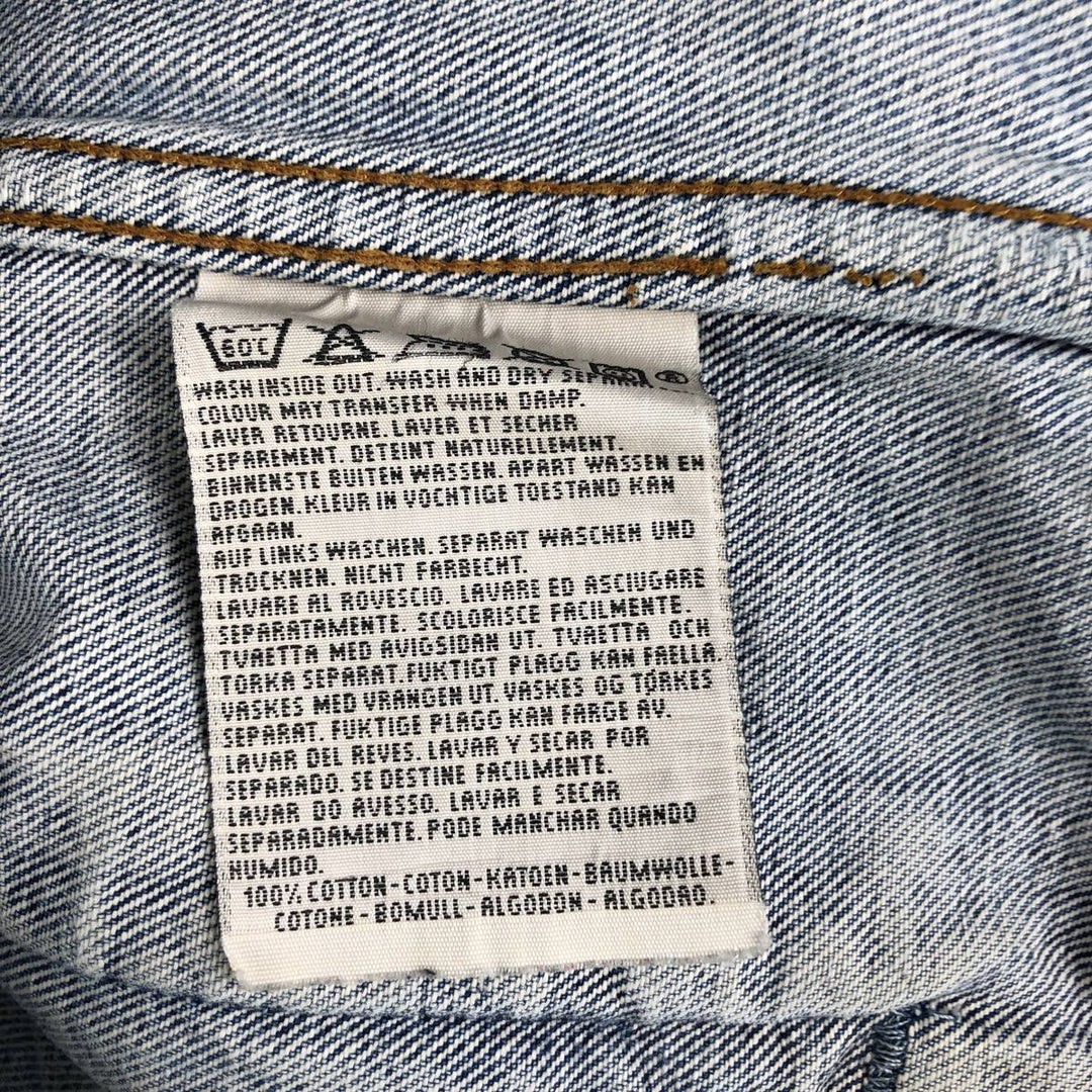 1990'S Levi's 70503-02 Denim Jacket (Men's Size S equivalent) Vintage cotton blue type Vintage Second Hand