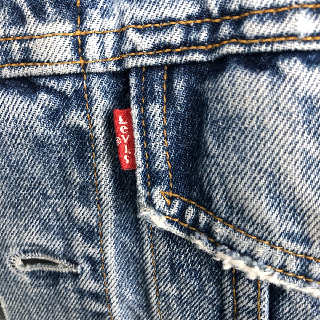 1990'S Levi's 70503-02 Denim Jacket (Men's Size S equivalent) Vintage cotton blue type Vintage Second Hand