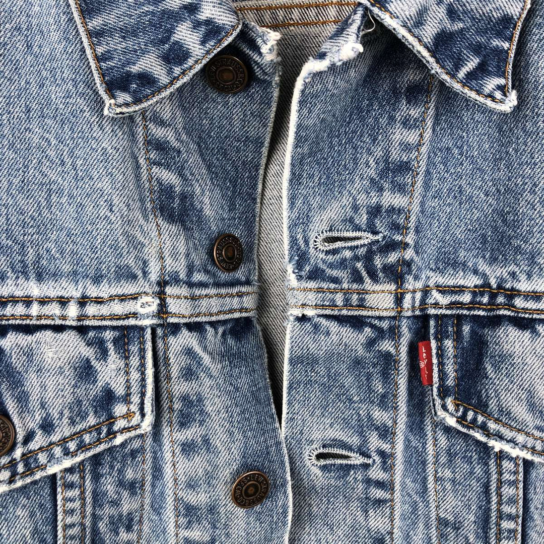 1990'S Levi's 70503-02 Denim Jacket (Men's Size S equivalent) Vintage cotton blue type Vintage Second Hand