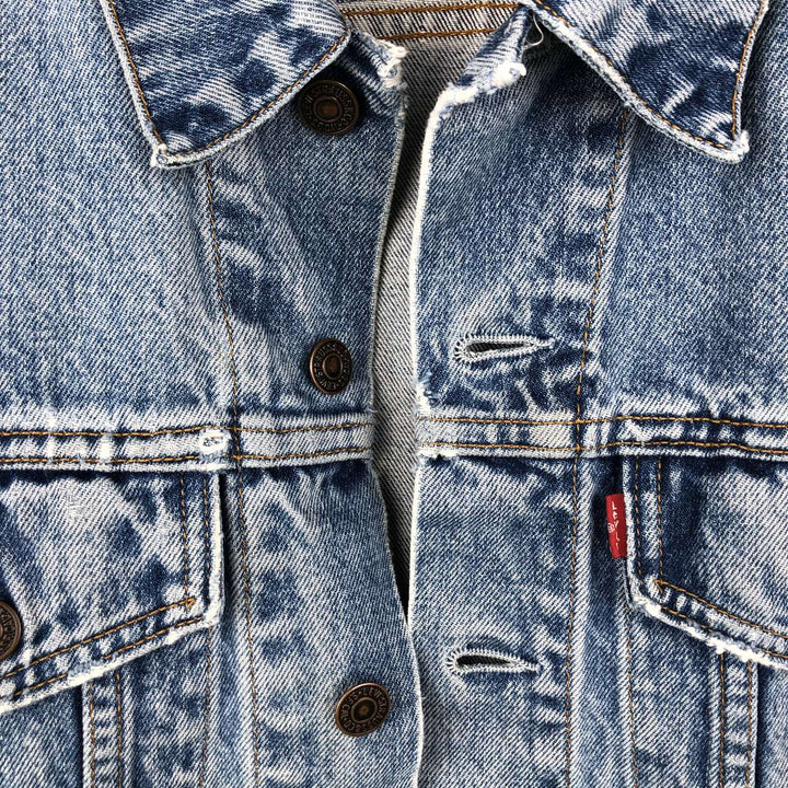 1990'S Levi's 70503-02 Denim Jacket (Men's Size S equivalent) Vintage cotton blue type Vintage Second Hand