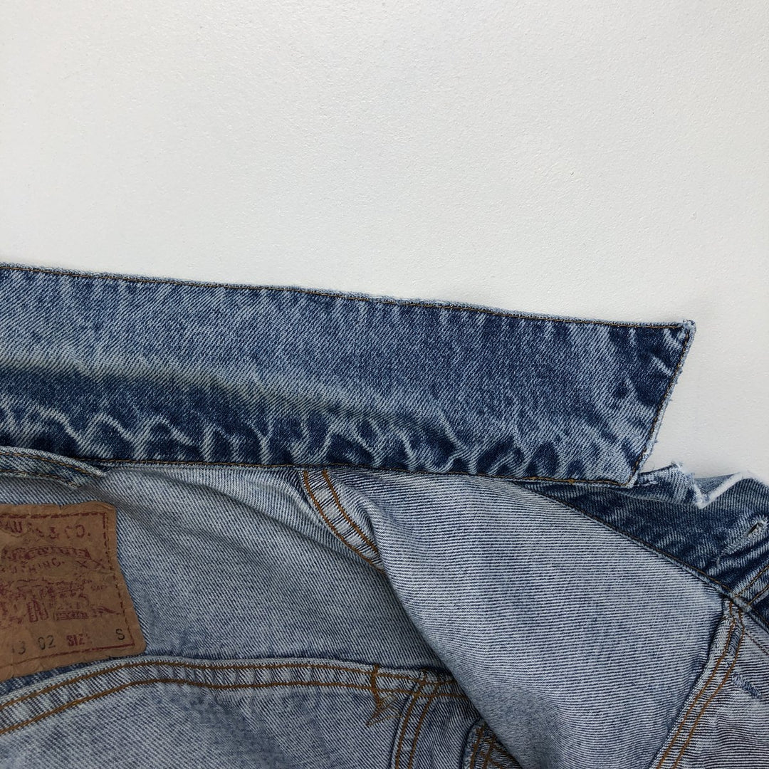 1990'S Levi's 70503-02 Denim Jacket (Men's Size S equivalent) Vintage cotton blue type Vintage Second Hand