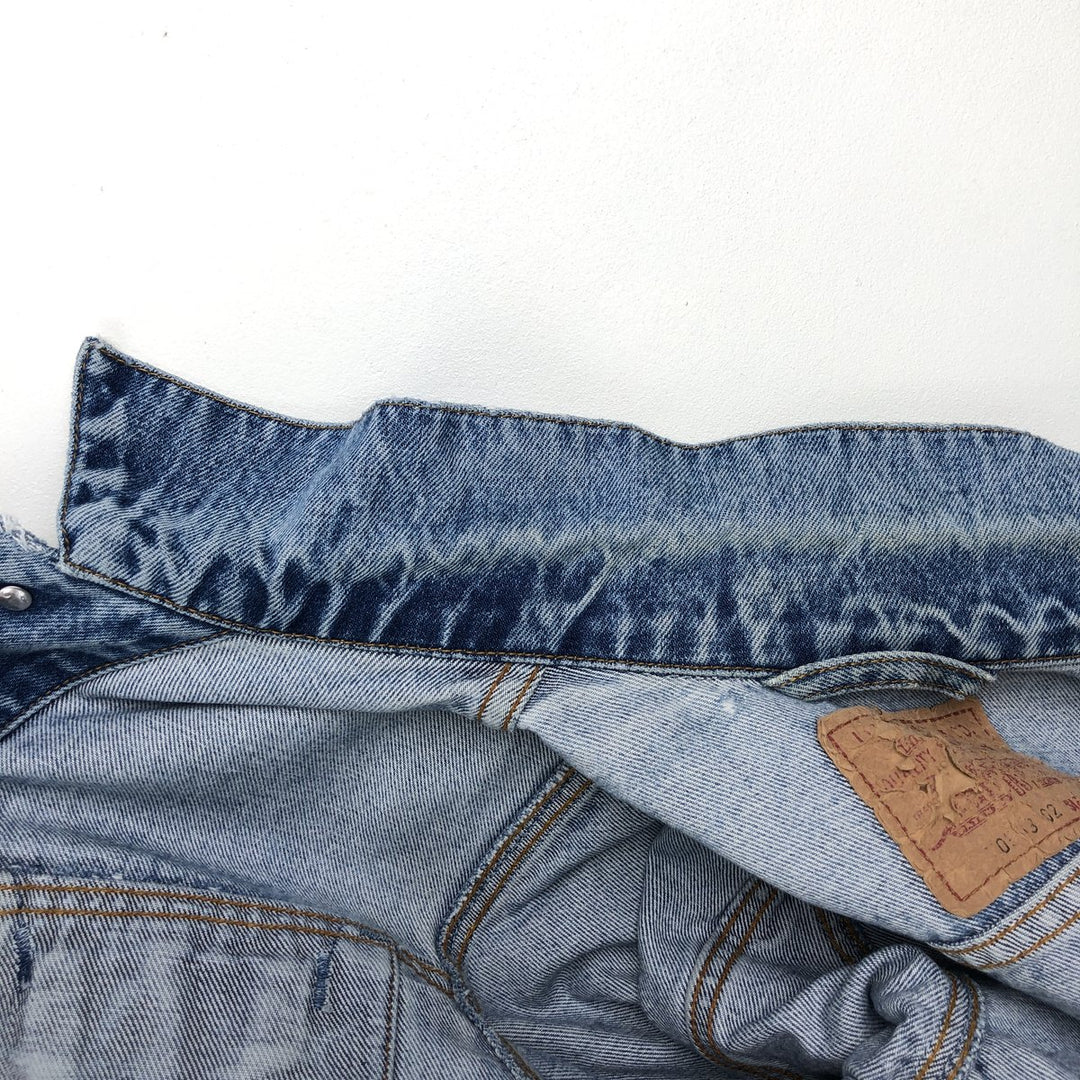 1990'S Levi's 70503-02 Denim Jacket (Men's Size S equivalent) Vintage cotton blue type Vintage Second Hand