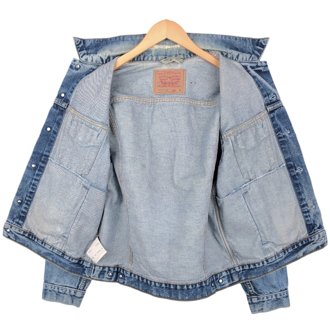 Levi's 70503-02 Denim Jacket, Men's Size Medium cotton blue type Vintage Second Hand
