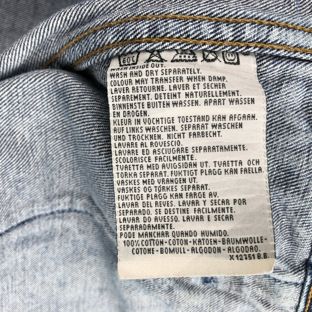 Levi's 70503-02 Denim Jacket, Men's Size Medium cotton blue type Vintage Second Hand