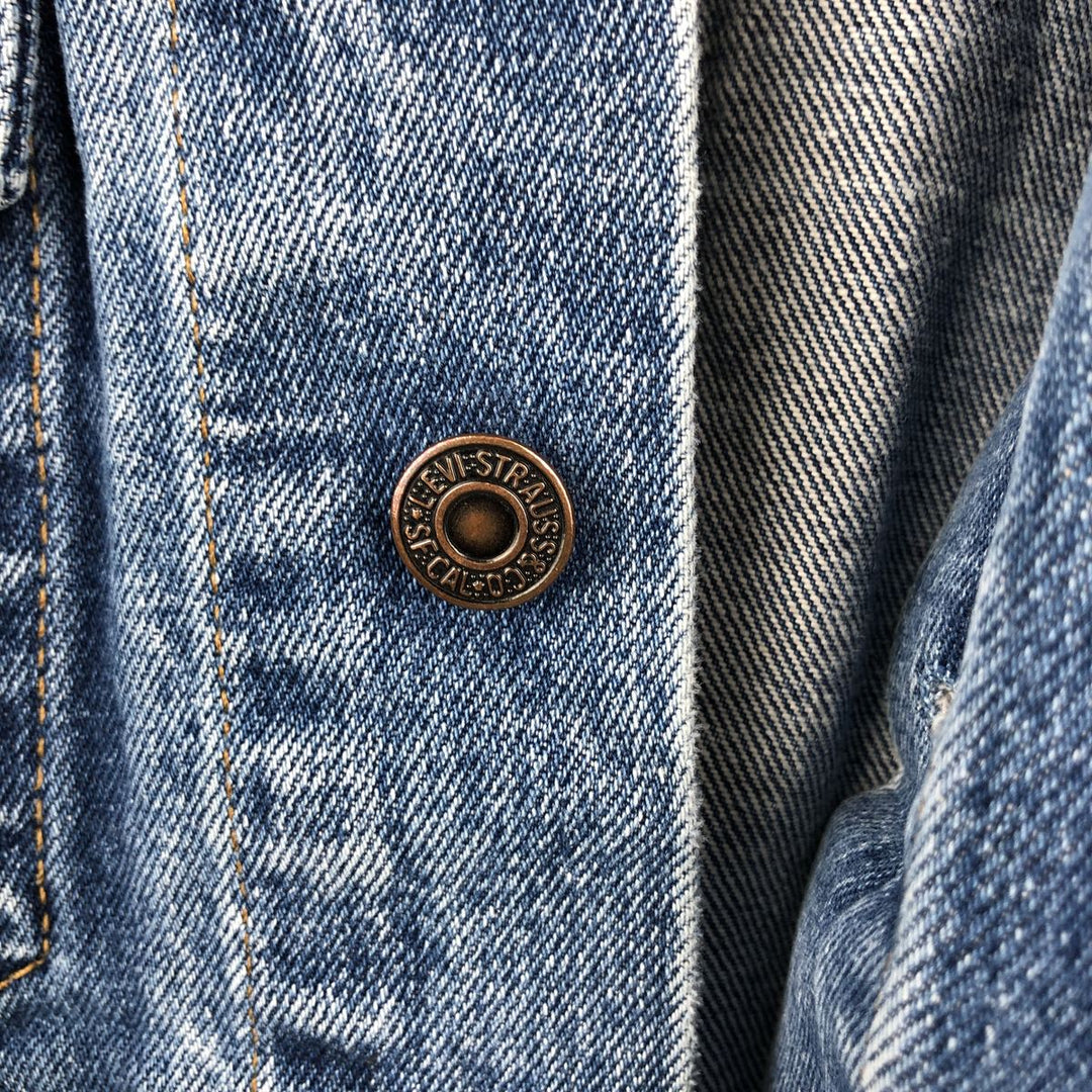Levi's 70503-02 Denim Jacket, Men's Size Medium cotton blue type Vintage Second Hand