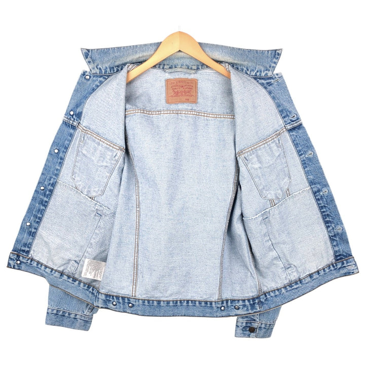90'S Levi's 70503-02 denim jacket, denim jacket, men's size M, vintage cotton blue type Vintage Second Hand