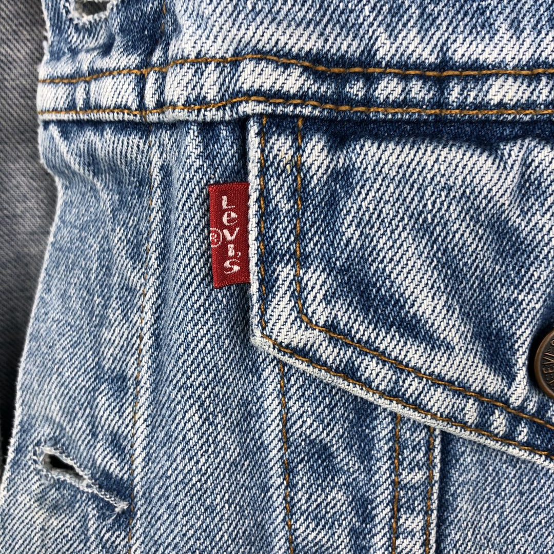 90'S Levi's 70503-02 denim jacket, denim jacket, men's size M, vintage cotton blue type Vintage Second Hand