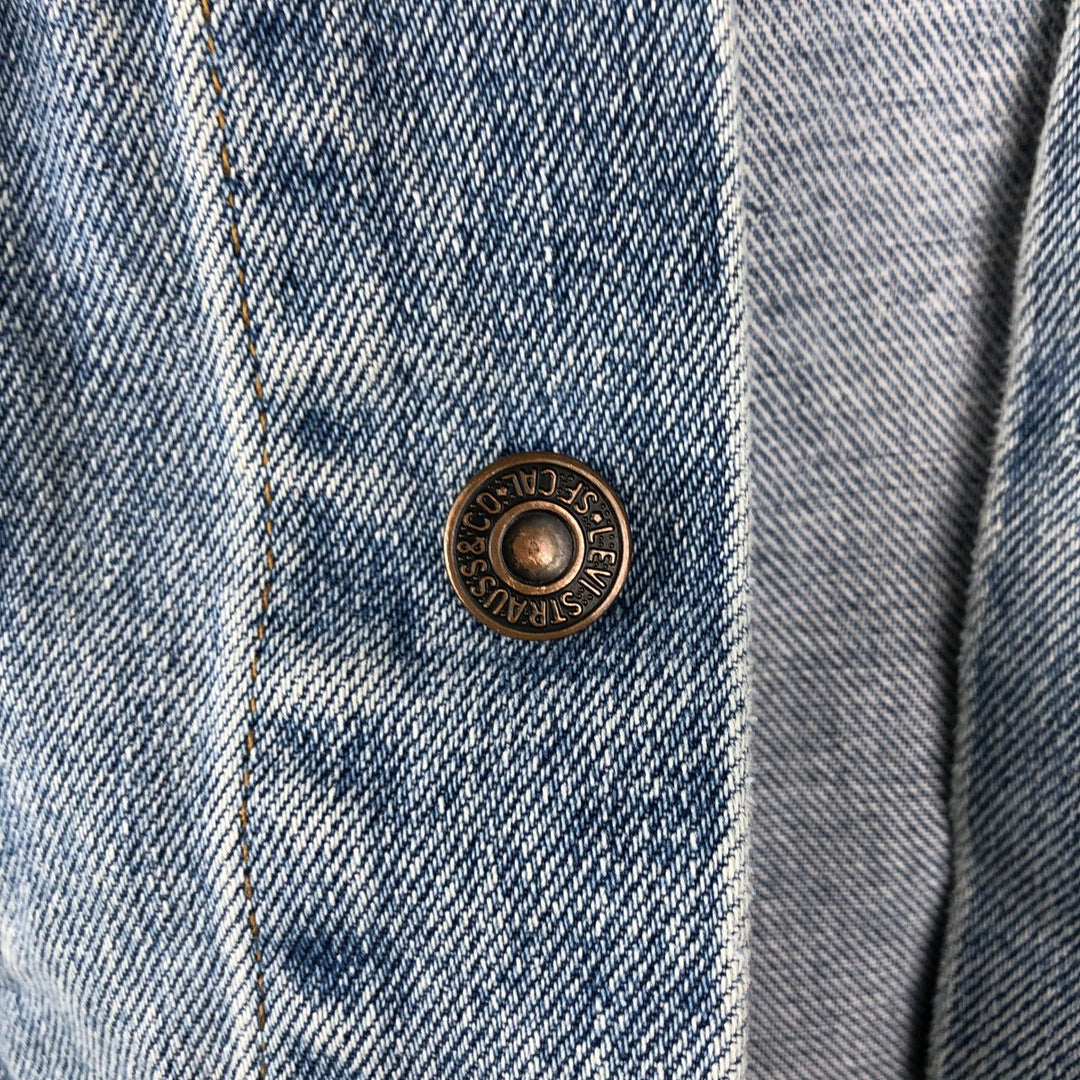 90'S Levi's 70503-02 denim jacket, denim jacket, men's size M, vintage cotton blue type Vintage Second Hand