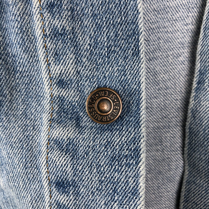90'S Levi's 70503-02 denim jacket, denim jacket, men's size M, vintage cotton blue type Vintage Second Hand