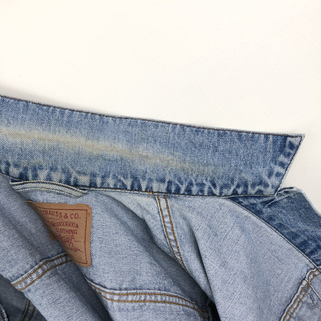 90'S Levi's 70503-02 denim jacket, denim jacket, men's size M, vintage cotton blue type Vintage Second Hand