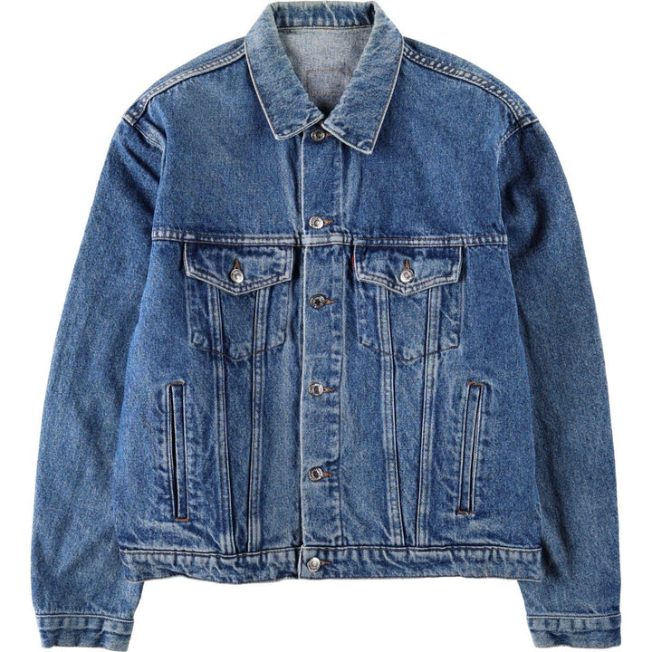 ~90'S Levi's 70502-07 Euro Model Denim Jacket (Men's XL equivalent) Vintage cotton blue type Vintage Second Hand