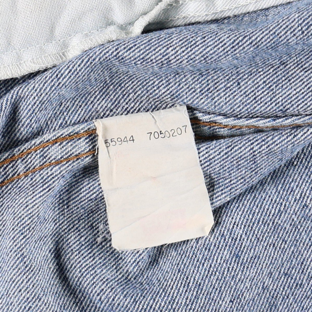 ~90'S Levi's 70502-07 Euro Model Denim Jacket (Men's XL equivalent) Vintage cotton blue type Vintage Second Hand
