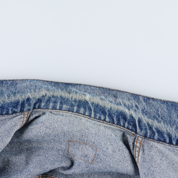 ~90'S Levi's 70502-07 Euro Model Denim Jacket (Men's XL equivalent) Vintage cotton blue type Vintage Second Hand