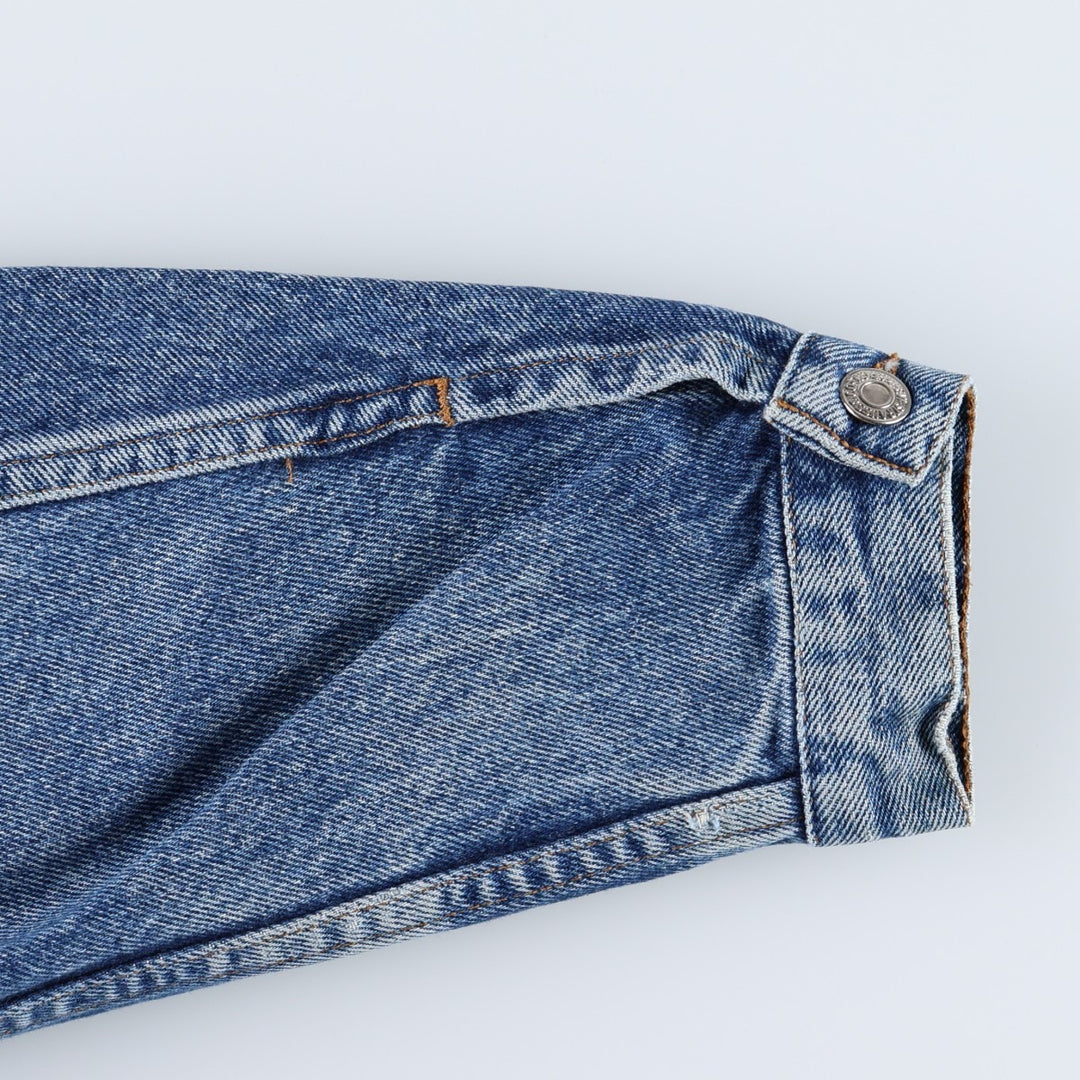 ~90'S Levi's 70502-07 Euro Model Denim Jacket (Men's XL equivalent) Vintage cotton blue type Vintage Second Hand