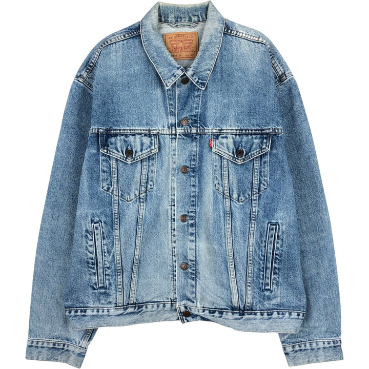 90'S Levi's 70503-0216 Denim Jacket, Men's XXL, Vintage cotton blue type Vintage Second Hand