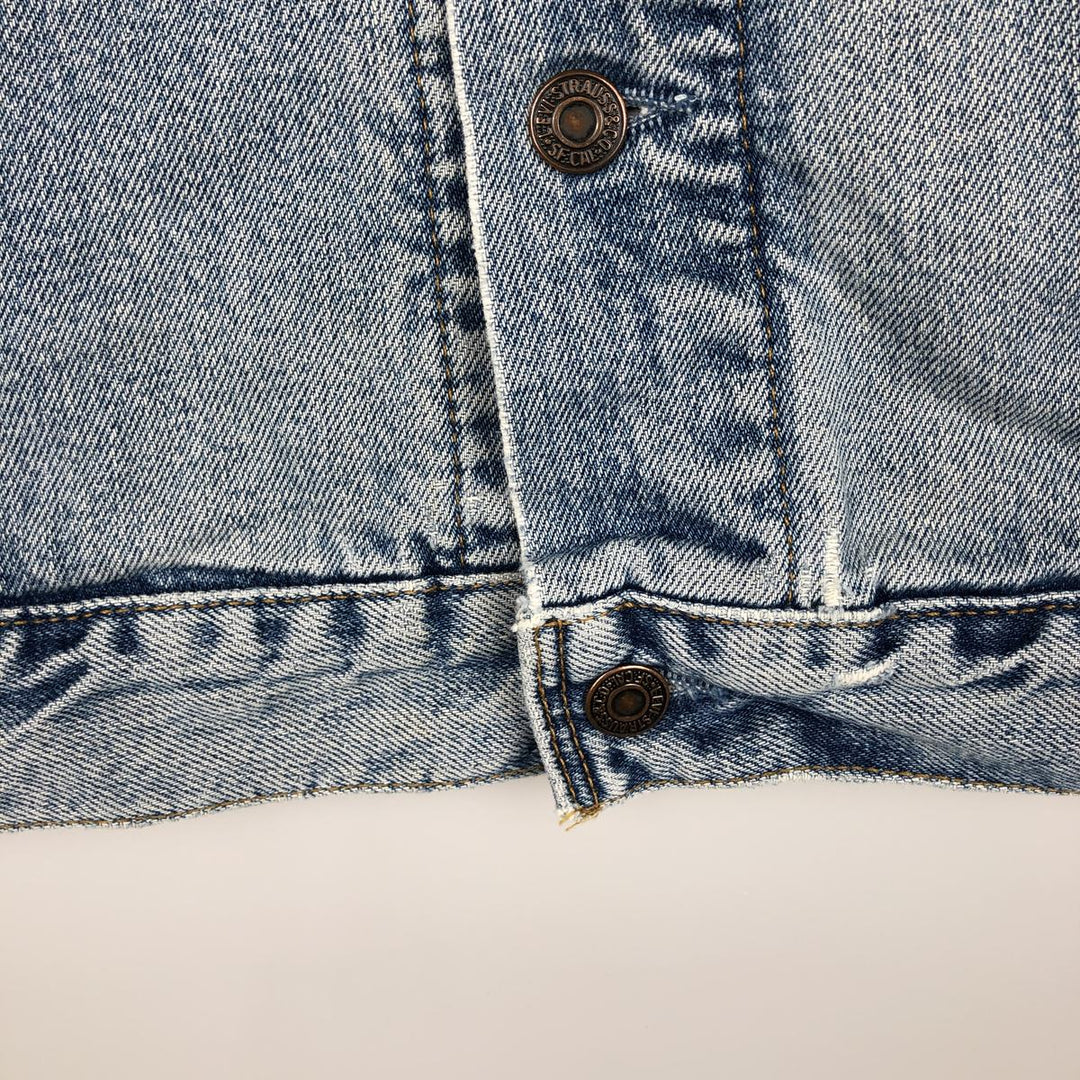 90'S Levi's 70503-0216 Denim Jacket, Men's XXL, Vintage cotton blue type Vintage Second Hand