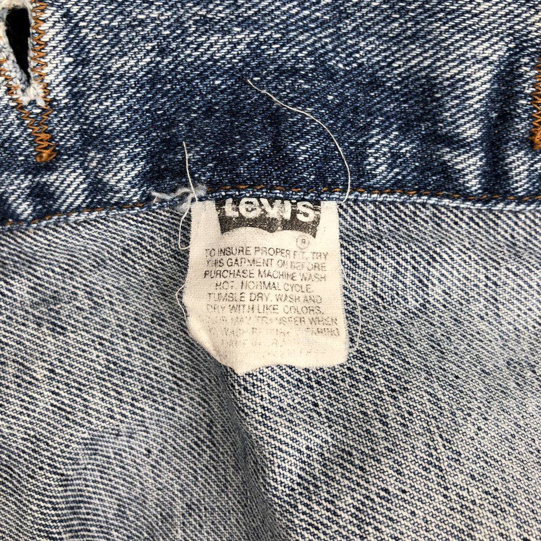 Levi's 70507-4890 Denim Jacket (Men's Size S) cotton blue type Vintage Second Hand