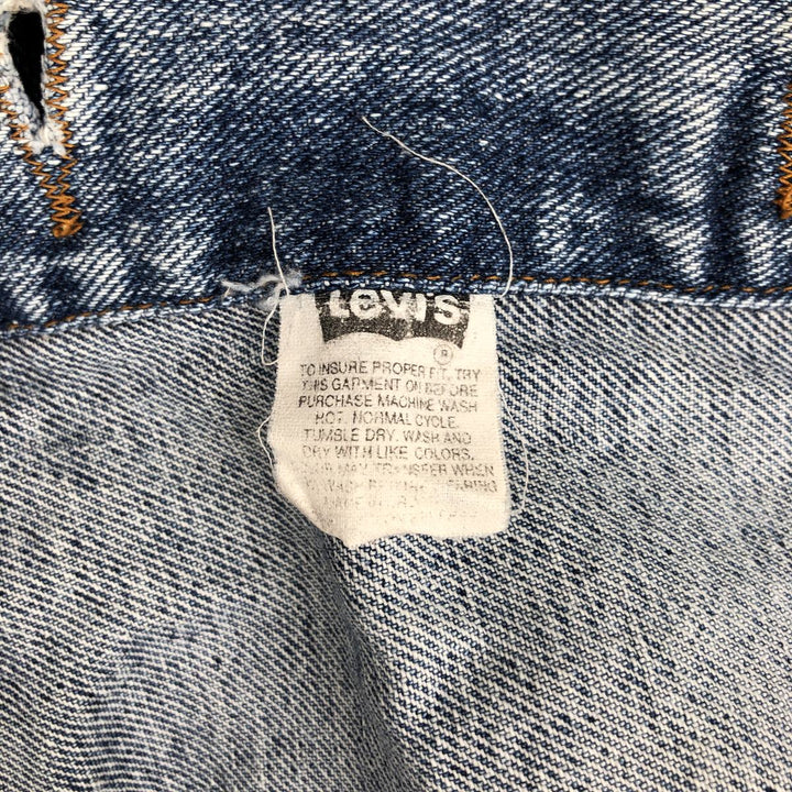 Levi's 70507-4890 Denim Jacket (Men's Size S) cotton blue type Vintage Second Hand
