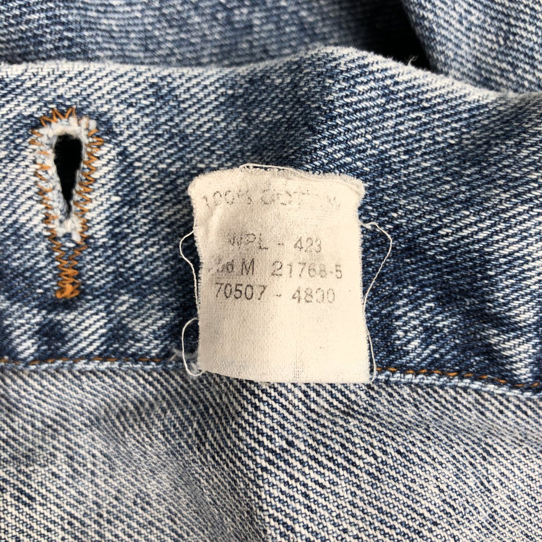 Levi's 70507-4890 Denim Jacket (Men's Size S) cotton blue type Vintage Second Hand