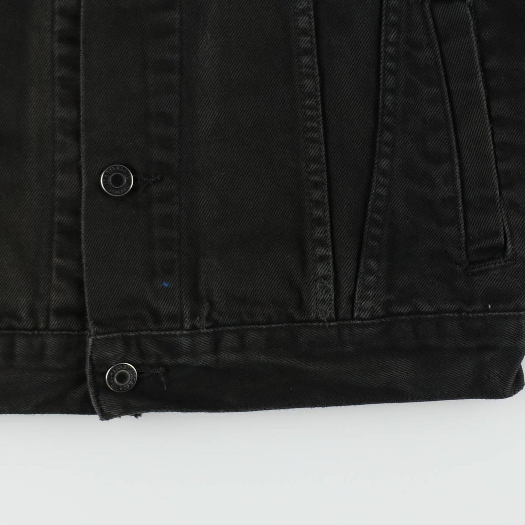 Levi's 72510-0014 Euro Model Black Denim Jacket (Men's Size S) cotton black type Vintage Second Hand