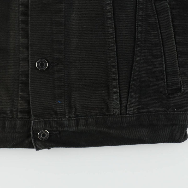 Levi's 72510-0014 Euro Model Black Denim Jacket (Men's Size S) cotton black type Vintage Second Hand