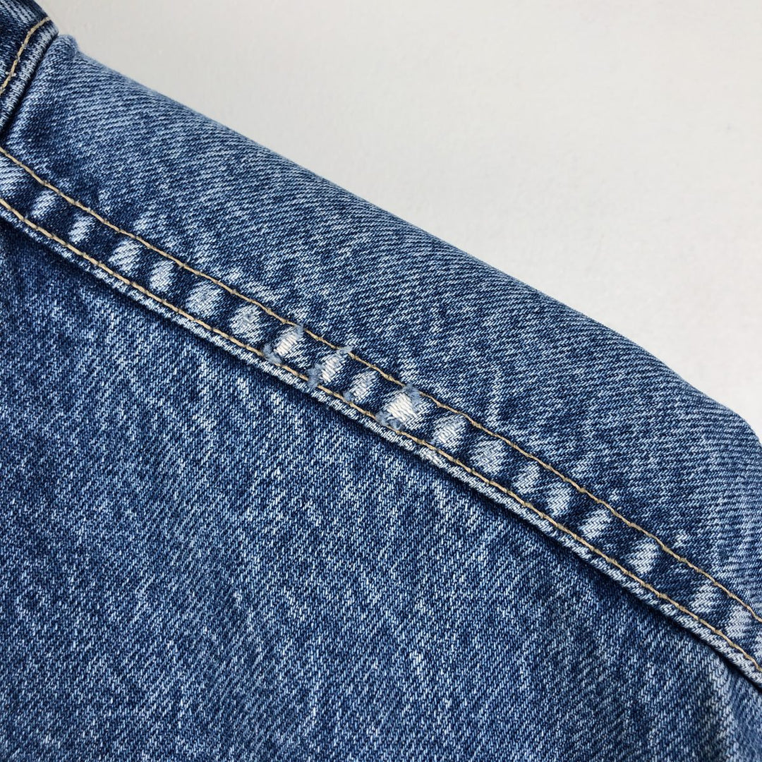 1990'S Levi's 70503-02 Denim Jacket, Men's XXL equivalent, Vintage cotton blue type Vintage Second Hand