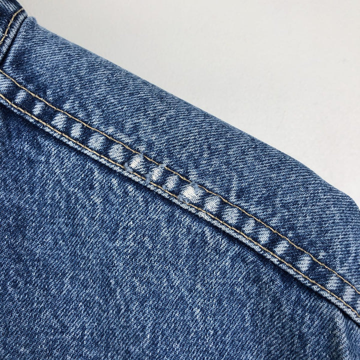 1990'S Levi's 70503-02 Denim Jacket, Men's XXL equivalent, Vintage cotton blue type Vintage Second Hand