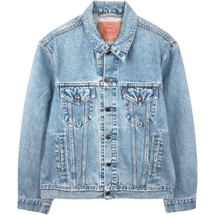 Levi's 70503-02 Denim Jacket, Men's Size Medium cotton blue type Vintage Second Hand