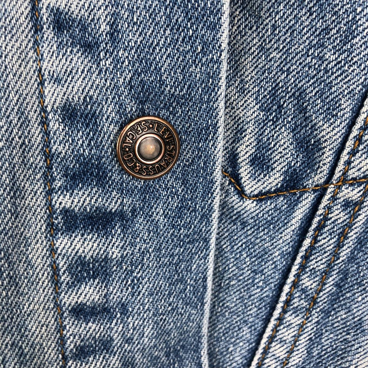 Levi's 70503-02 Denim Jacket, Men's Size Medium cotton blue type Vintage Second Hand
