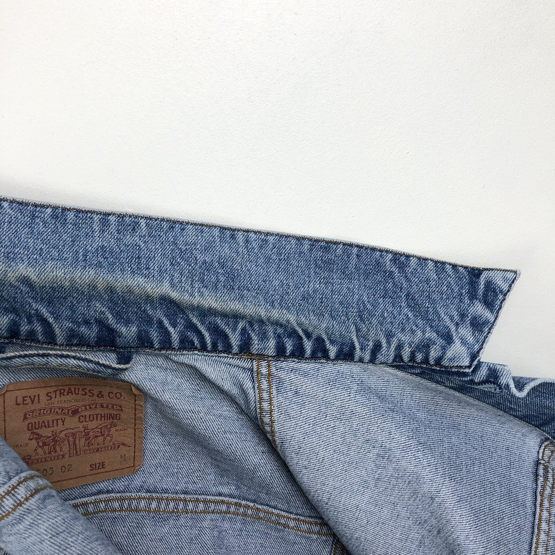 Levi's 70503-02 Denim Jacket, Men's Size Medium cotton blue type Vintage Second Hand