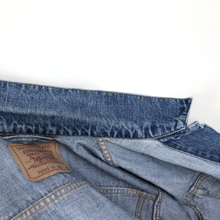 Levi's 70503-04 Denim Jacket (Men's Size M) cotton blue type Vintage Second Hand
