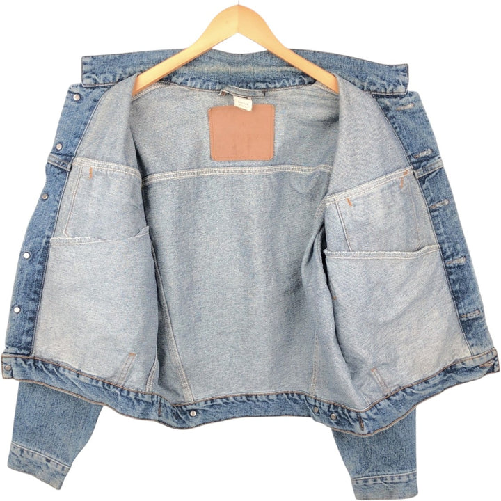 Levi's denim jacket, G-jean, MEDIUM (equivalent to men's M) cotton blue type Vintage Second Hand