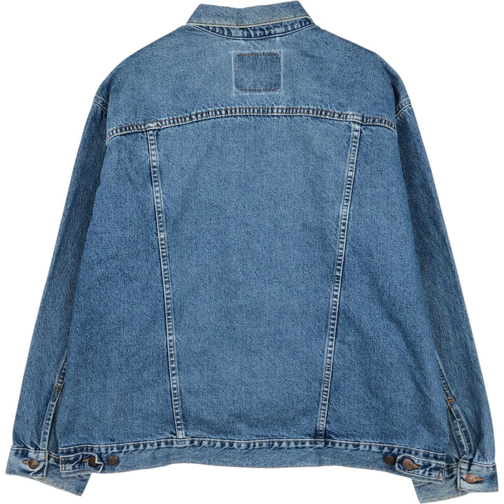 1990'S Levi's 70507 Denim Jacket, Made in USA, Men's XXL equivalent, Vintage cotton blue type Vintage Second Hand