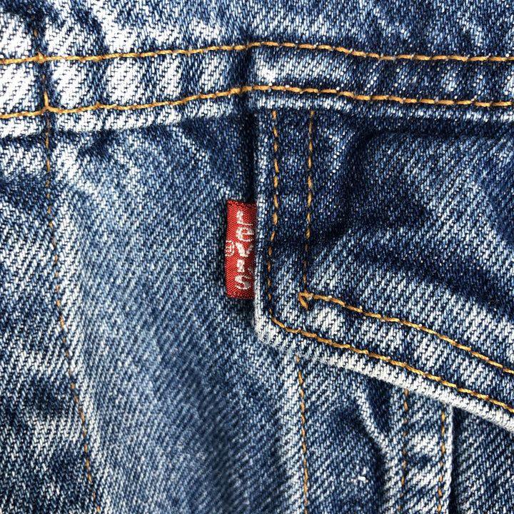 1990'S Levi's 70507 Denim Jacket, Made in USA, Men's XXL equivalent, Vintage cotton blue type Vintage Second Hand