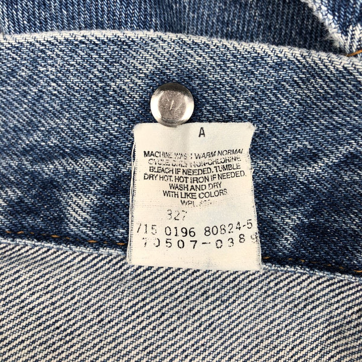 1990'S Levi's 70507 Denim Jacket, Made in USA, Men's XXL equivalent, Vintage cotton blue type Vintage Second Hand