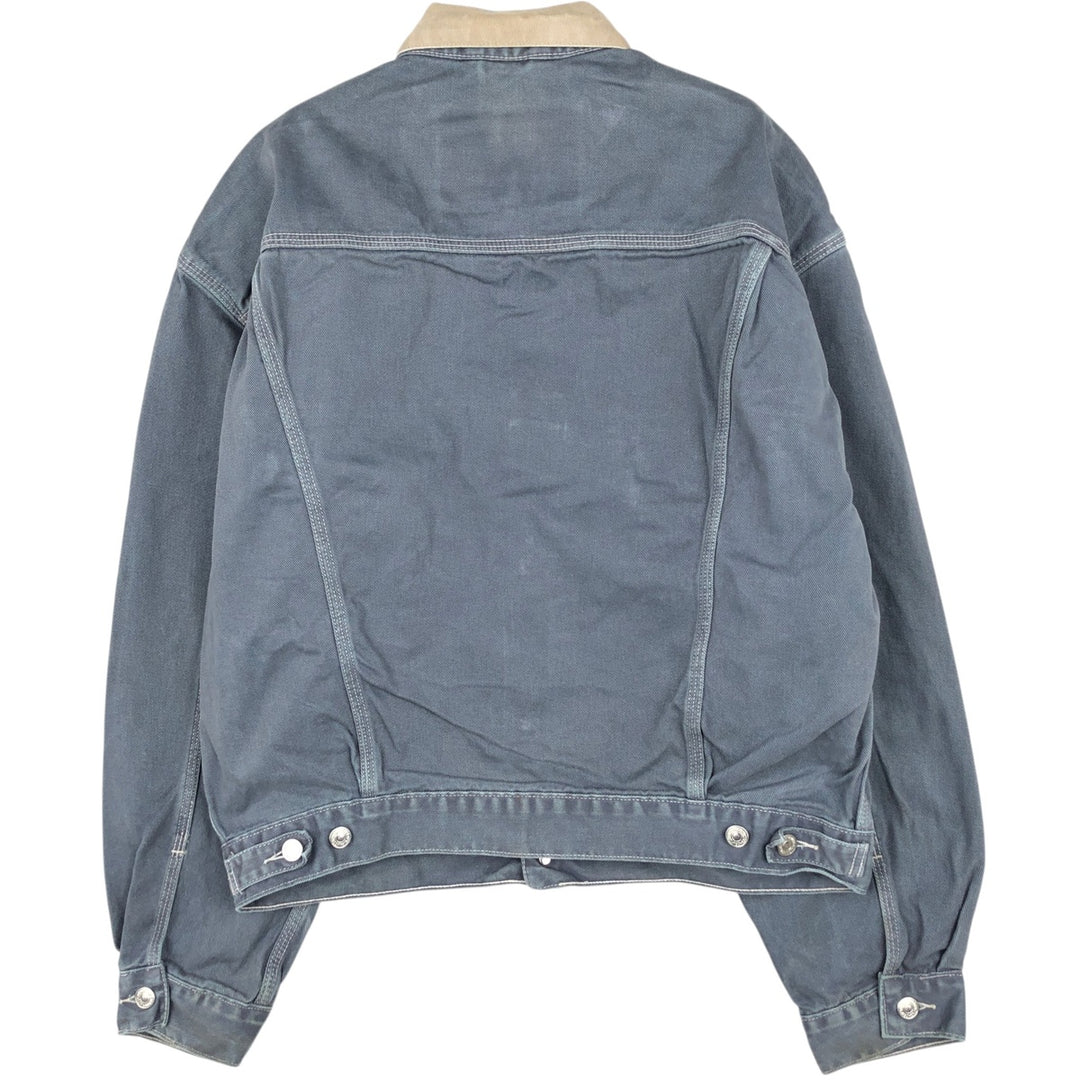 1990'S Levi's 71168-7711 Denim Jacket, Men's Size XL (approx.), Vintage cotton gray type Vintage Second Hand
