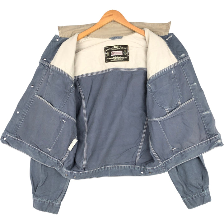 1990'S Levi's 71168-7711 Denim Jacket, Men's Size XL (approx.), Vintage cotton gray type Vintage Second Hand