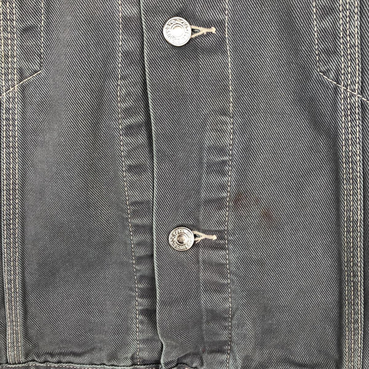 1990'S Levi's 71168-7711 Denim Jacket, Men's Size XL (approx.), Vintage cotton gray type Vintage Second Hand