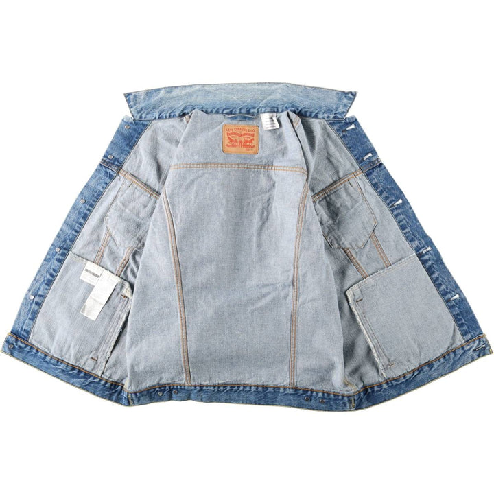 Levi's denim jacket, denim jacket, men's size XL cotton blue type Vintage Second Hand