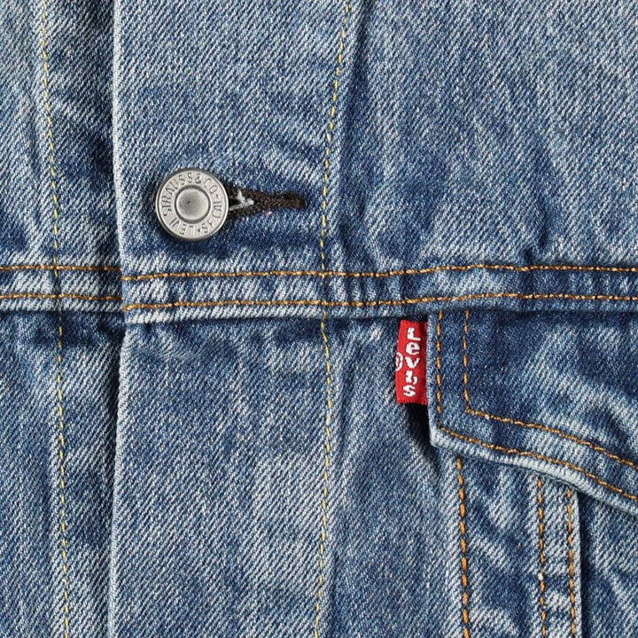 Levi's denim jacket, denim jacket, men's size XL cotton blue type Vintage Second Hand