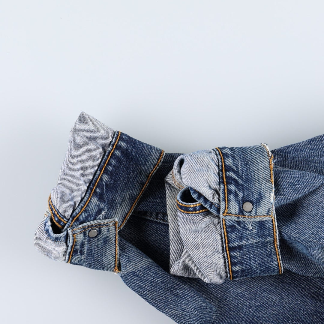 Vintage Levi's 70550-0414 Euro Model Denim Jacket (Men's XL equivalent) cotton blue type Vintage Second Hand