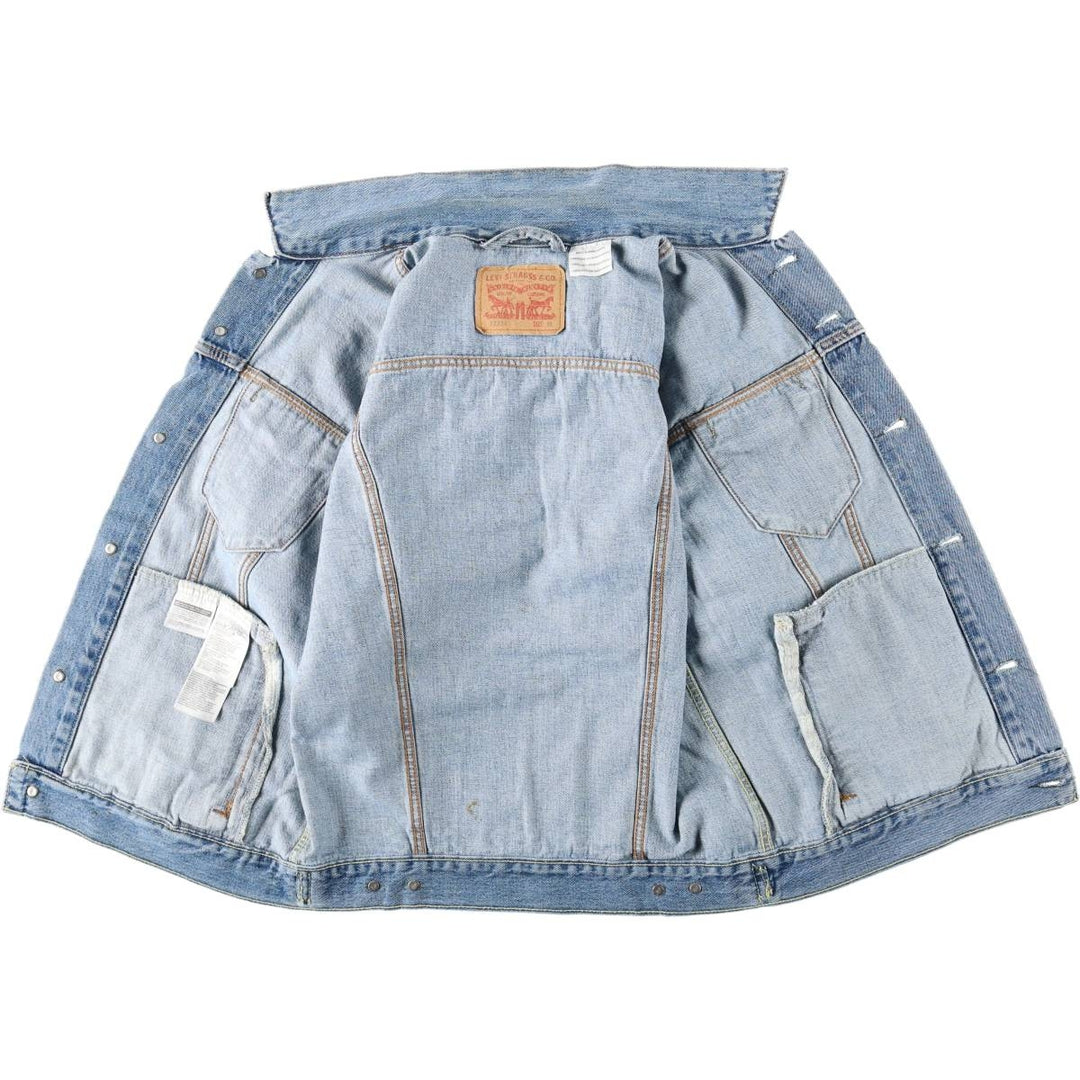 Levi's 72334 Denim Jacket, Men's Size Medium cotton blue type Vintage Second Hand