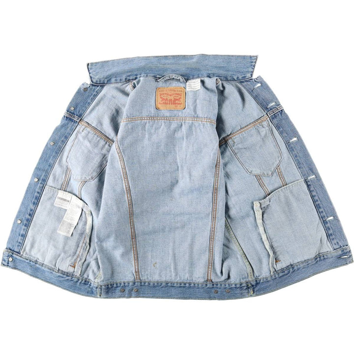 Levi's 72334 Denim Jacket, Men's Size Medium cotton blue type Vintage Second Hand