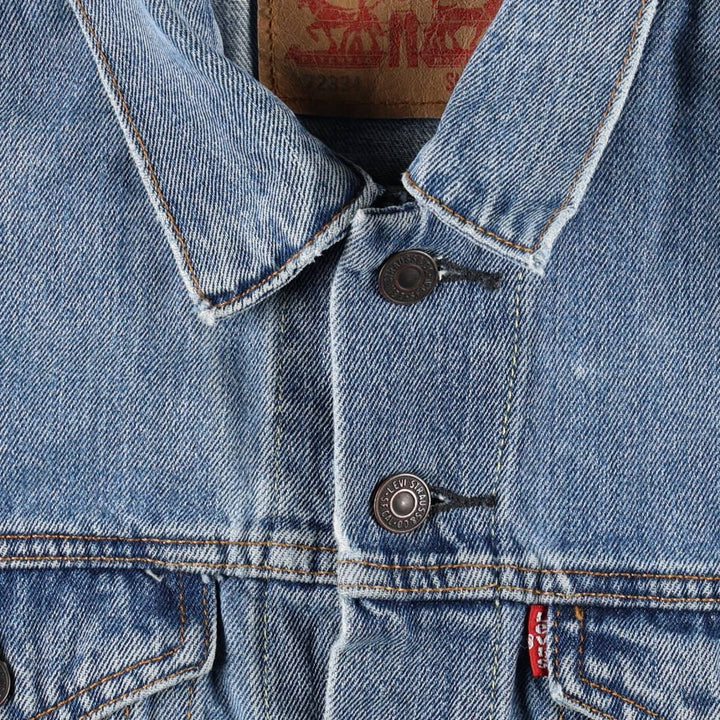 Levi's 72334 Denim Jacket, Men's Size Medium cotton blue type Vintage Second Hand