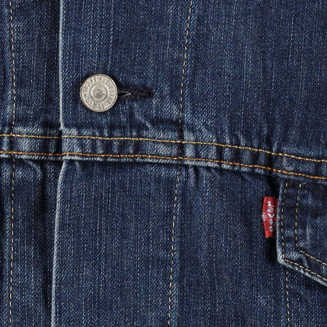 Levi's 72510-0011 Euro Model Denim Jacket (Men's XL equivalent) cotton blue type Vintage Second Hand