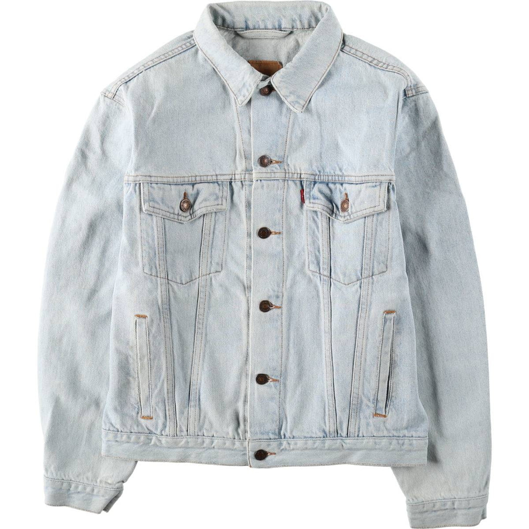 Levi's denim jacket, denim jacket, men's size L unclear Blue type light blue Vintage Second Hand