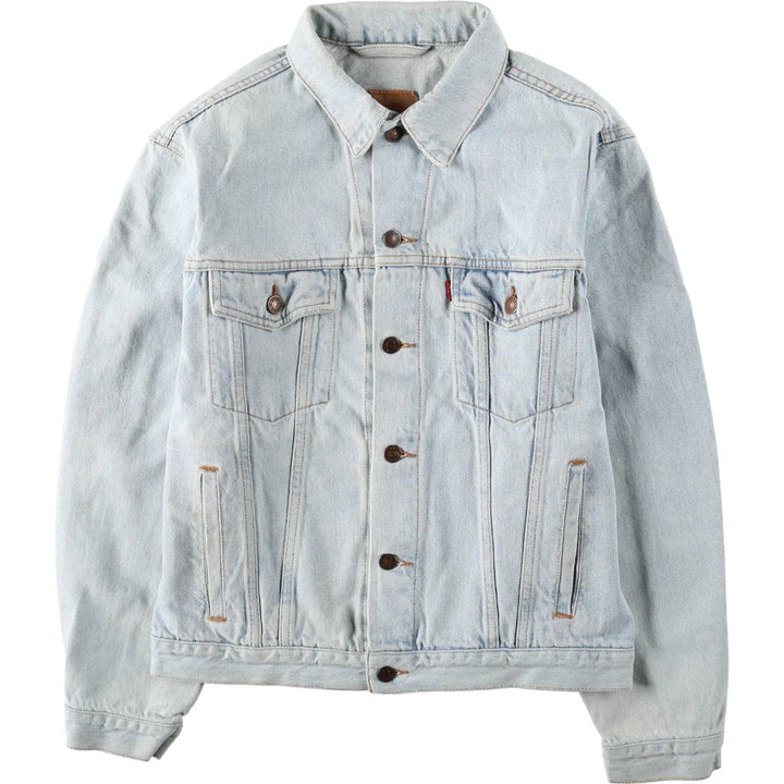 Levi's denim jacket, denim jacket, men's size L unclear Blue type light blue Vintage Second Hand