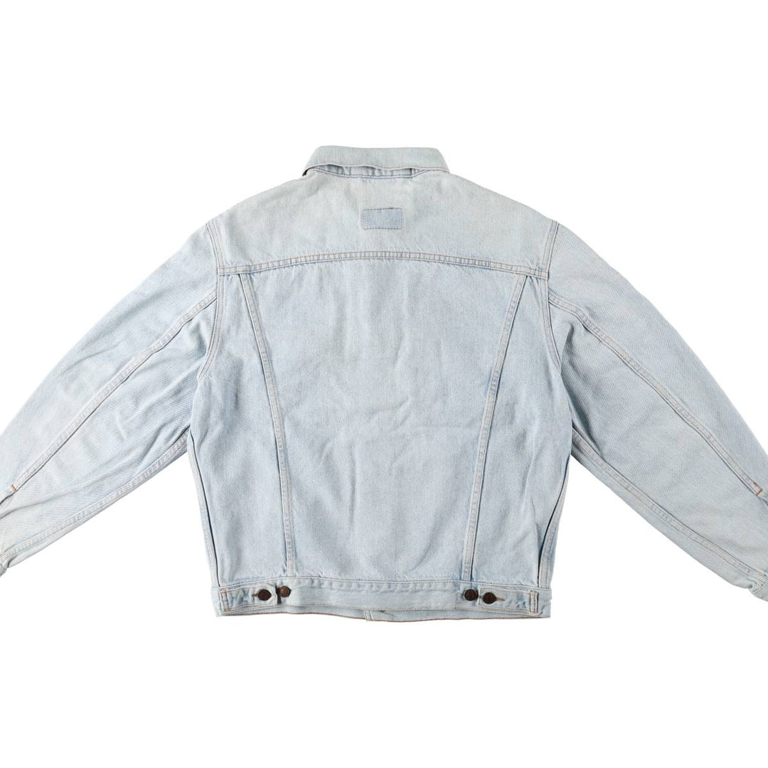 Levi's denim jacket, denim jacket, men's size L unclear Blue type light blue Vintage Second Hand