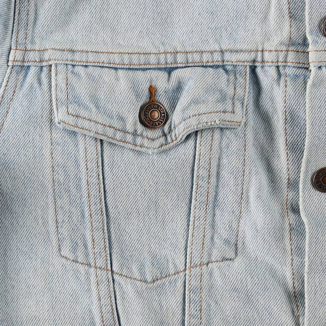 Levi's denim jacket, denim jacket, men's size L unclear Blue type light blue Vintage Second Hand