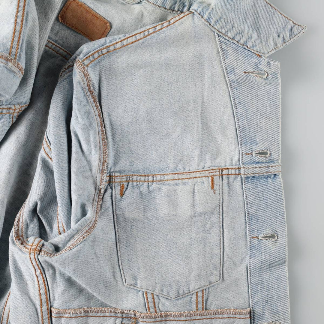 Levi's denim jacket, denim jacket, men's size L unclear Blue type light blue Vintage Second Hand